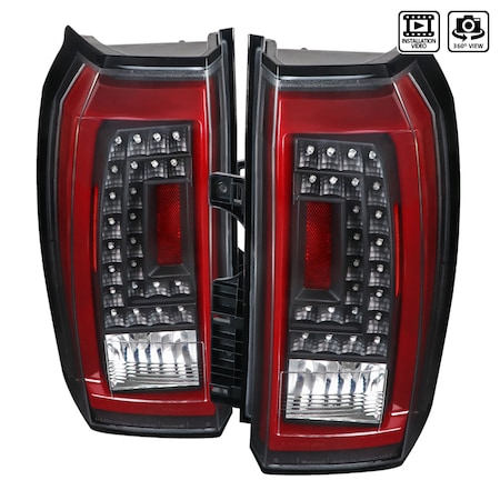 Spec-D Tuning 15-18 GMC Yukon LED Tail Lights LT-YUK15JRLED-TM